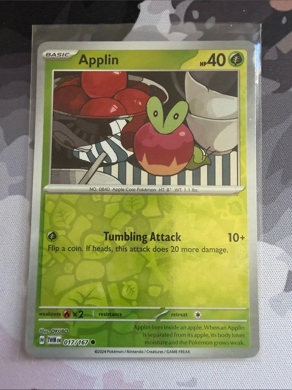 Applin, Dipplin & Appletun Evolution Lot | 6 Holo Reverse Holo Cards ✨5/$25✨